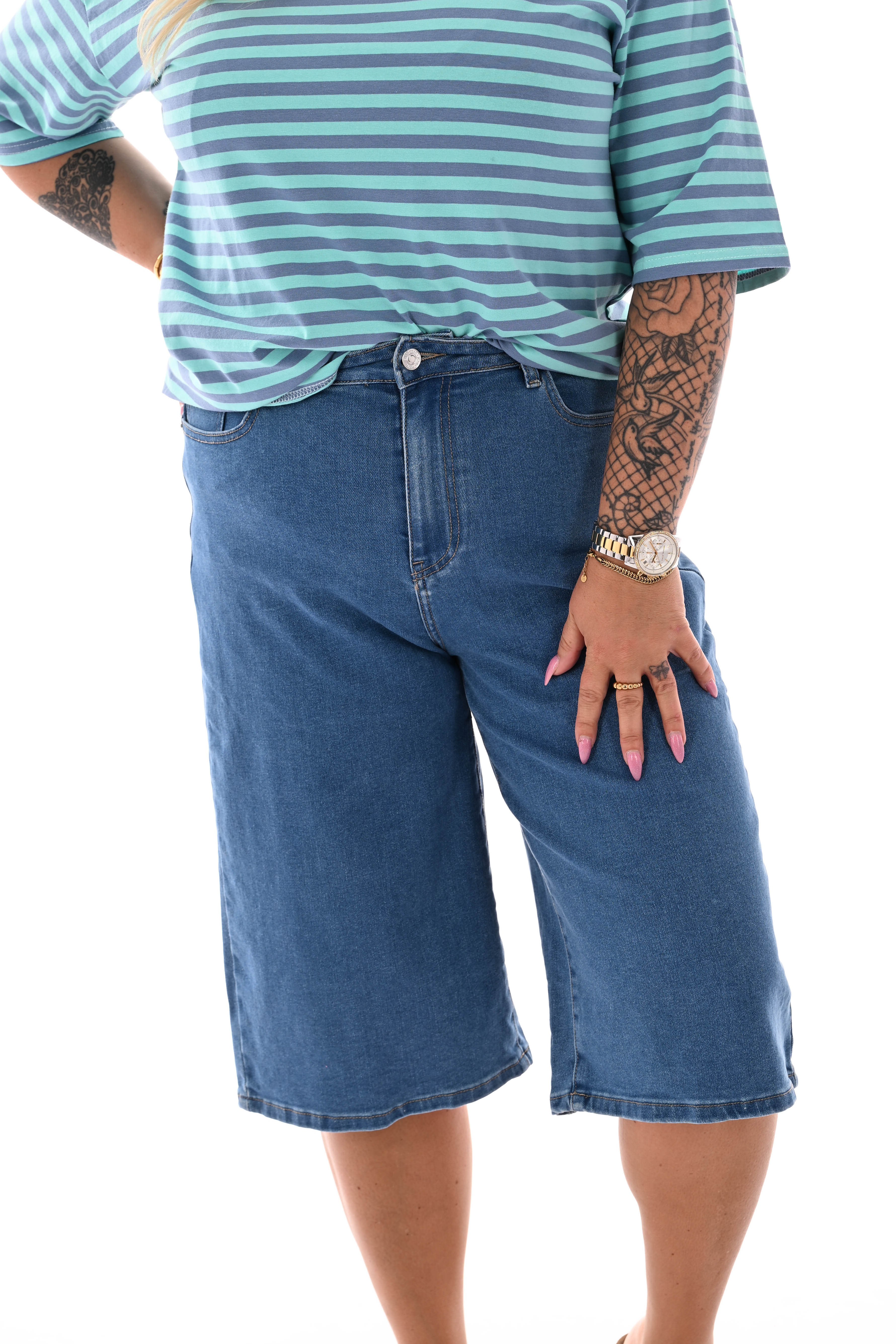 Laulia bermuda middenblauw