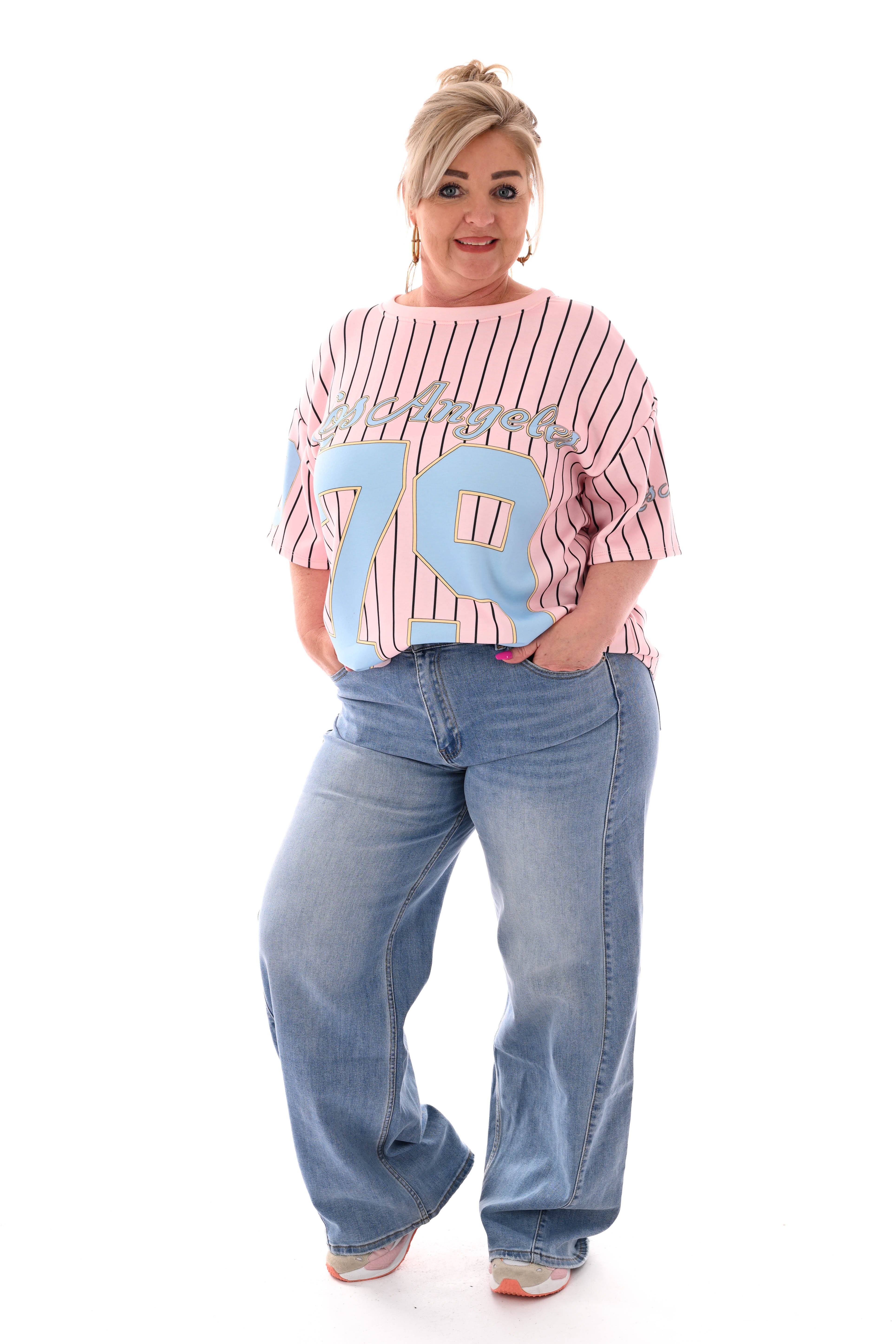 Laulia baggy ballon jeans blauw