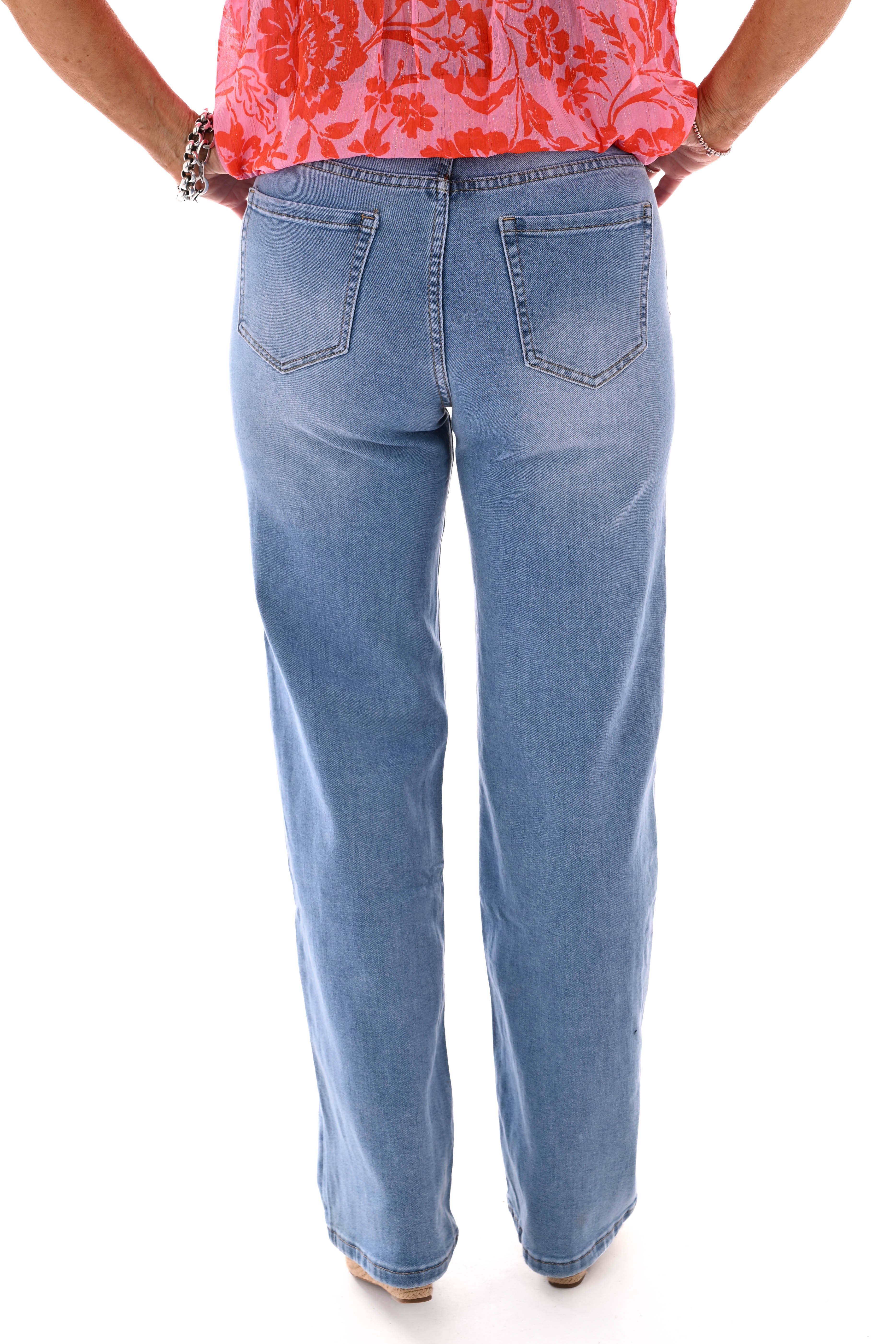 G-smack wide leg tall blauw