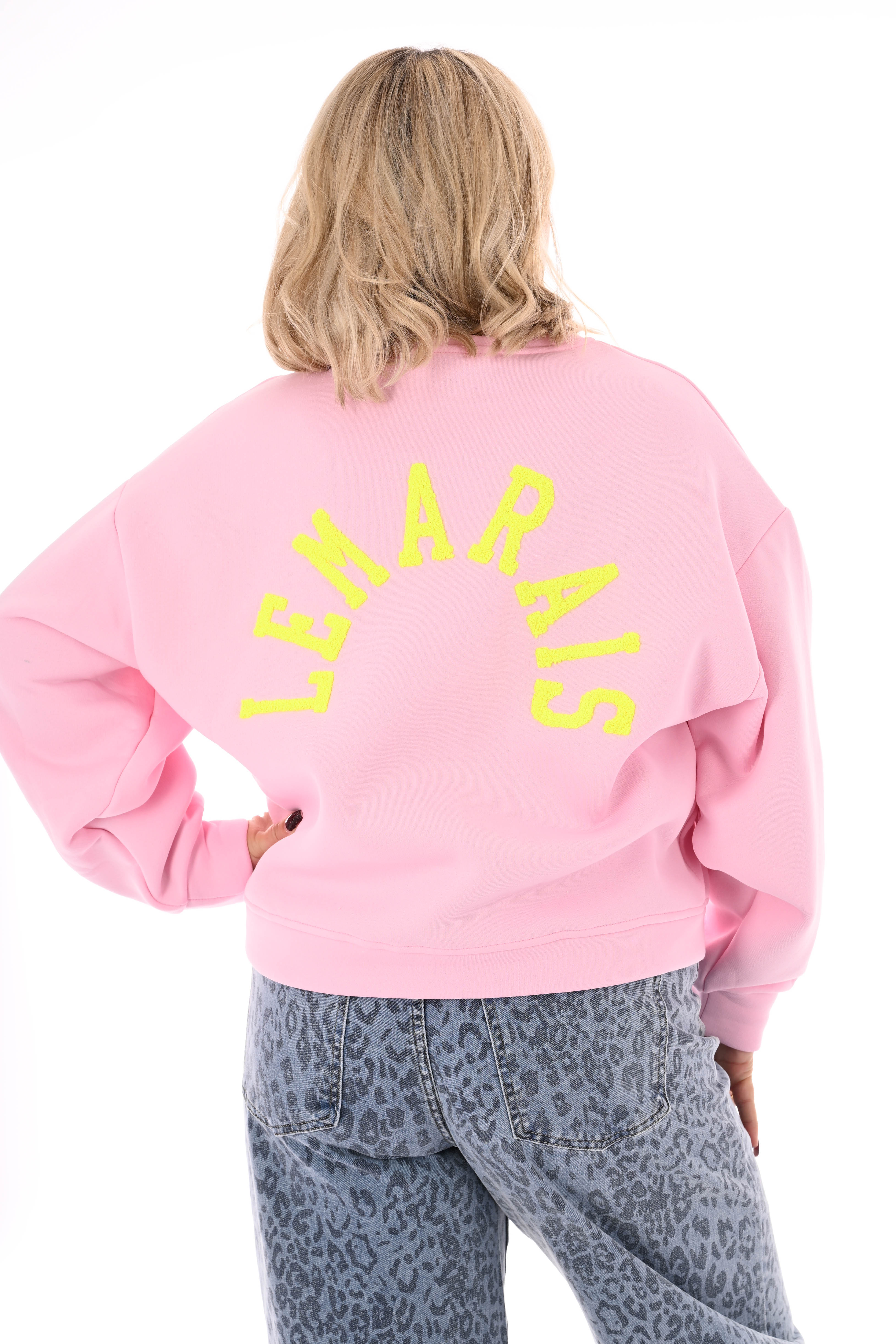 Sweater Le Marais uni lichtroze