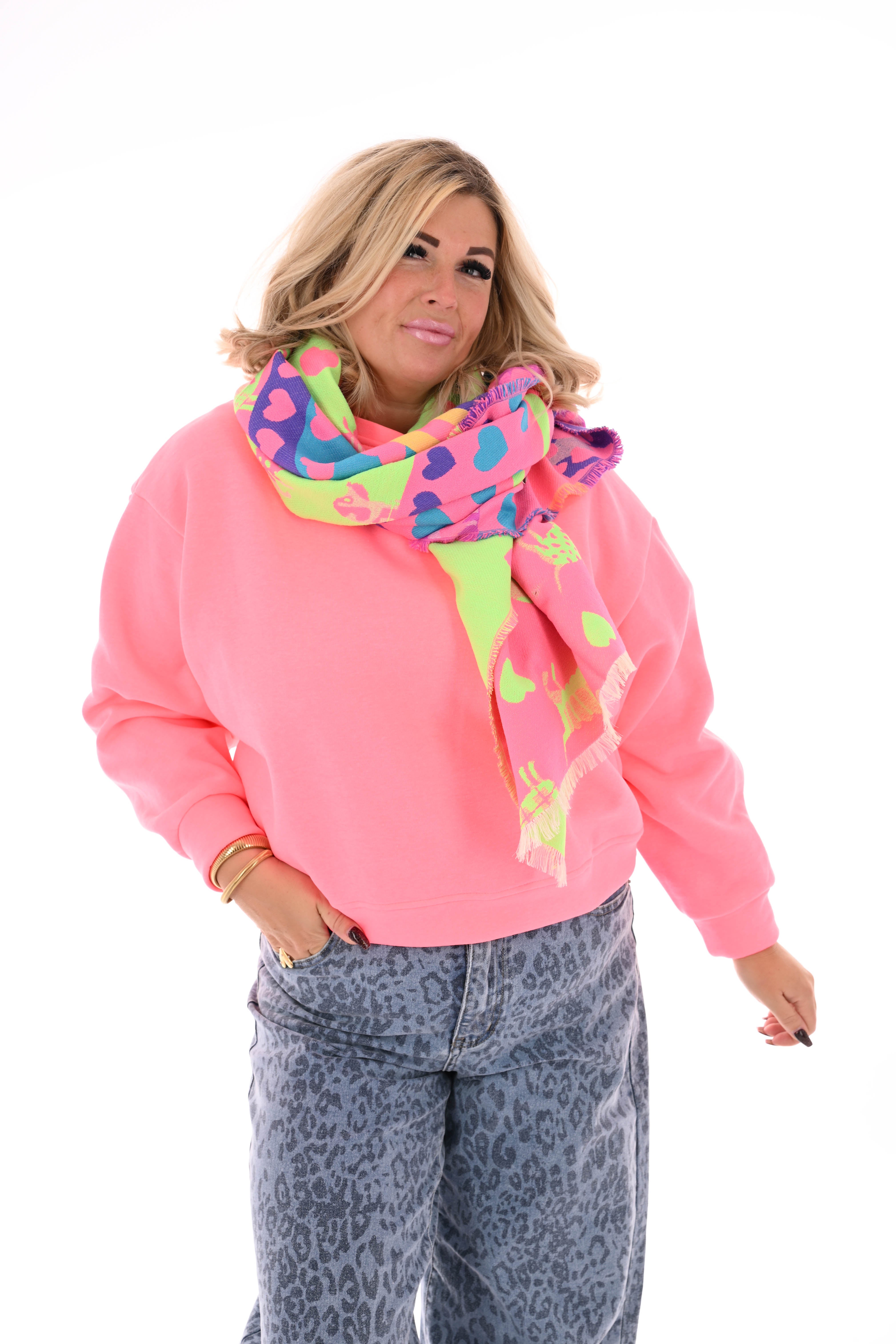 Sweater Le Marais uni roze