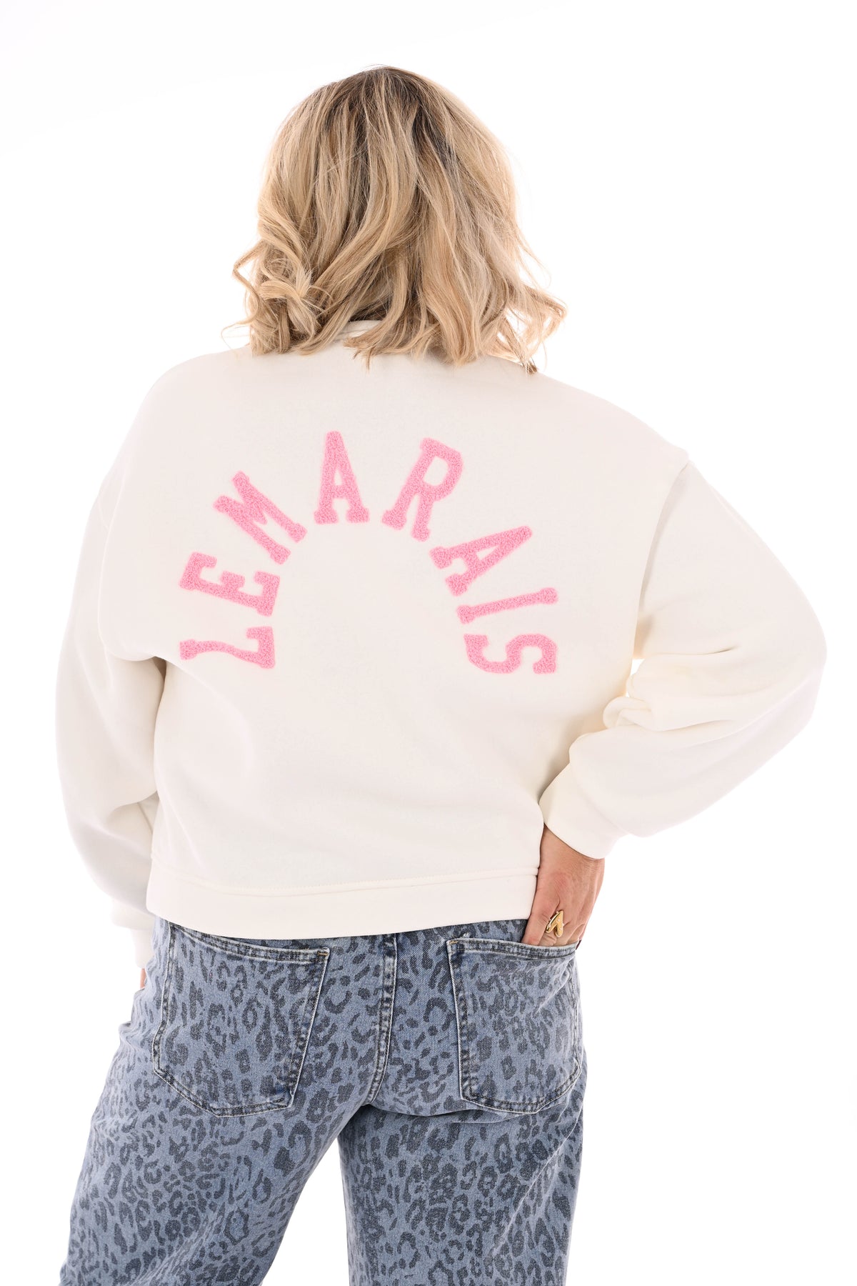 Sweater Le Marais uni wit