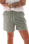 Short elastieken band groen