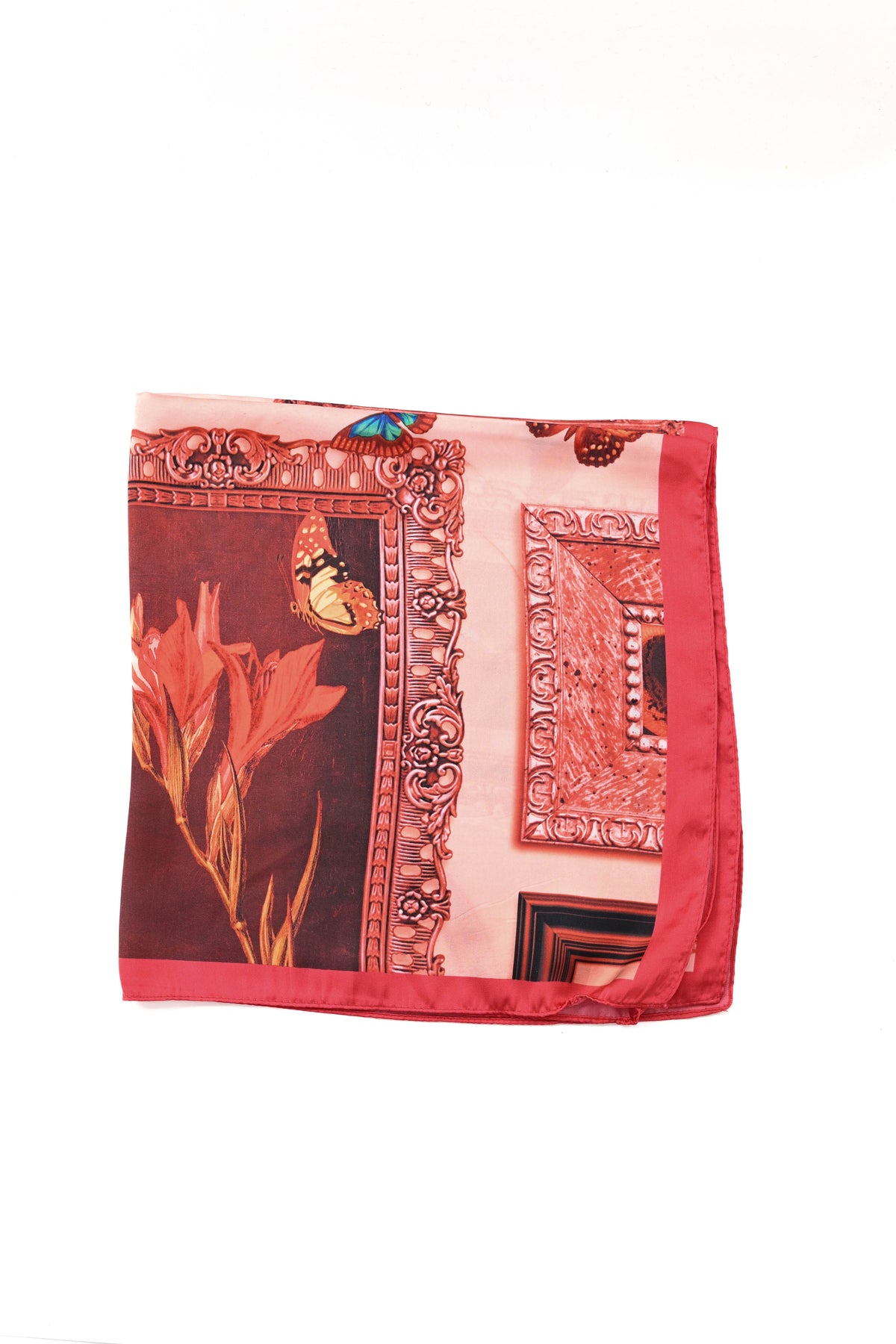 Kort sjaaltje vlinder roze