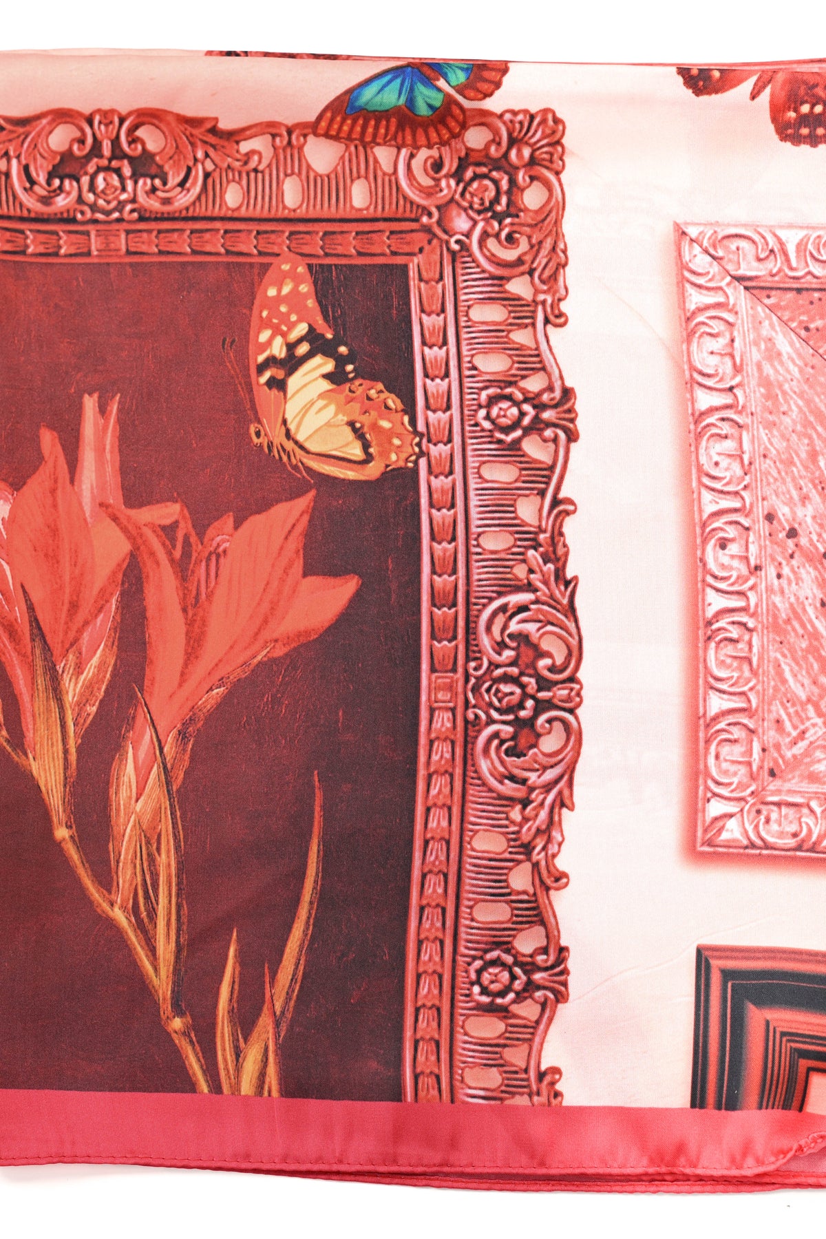 Kort sjaaltje vlinder roze