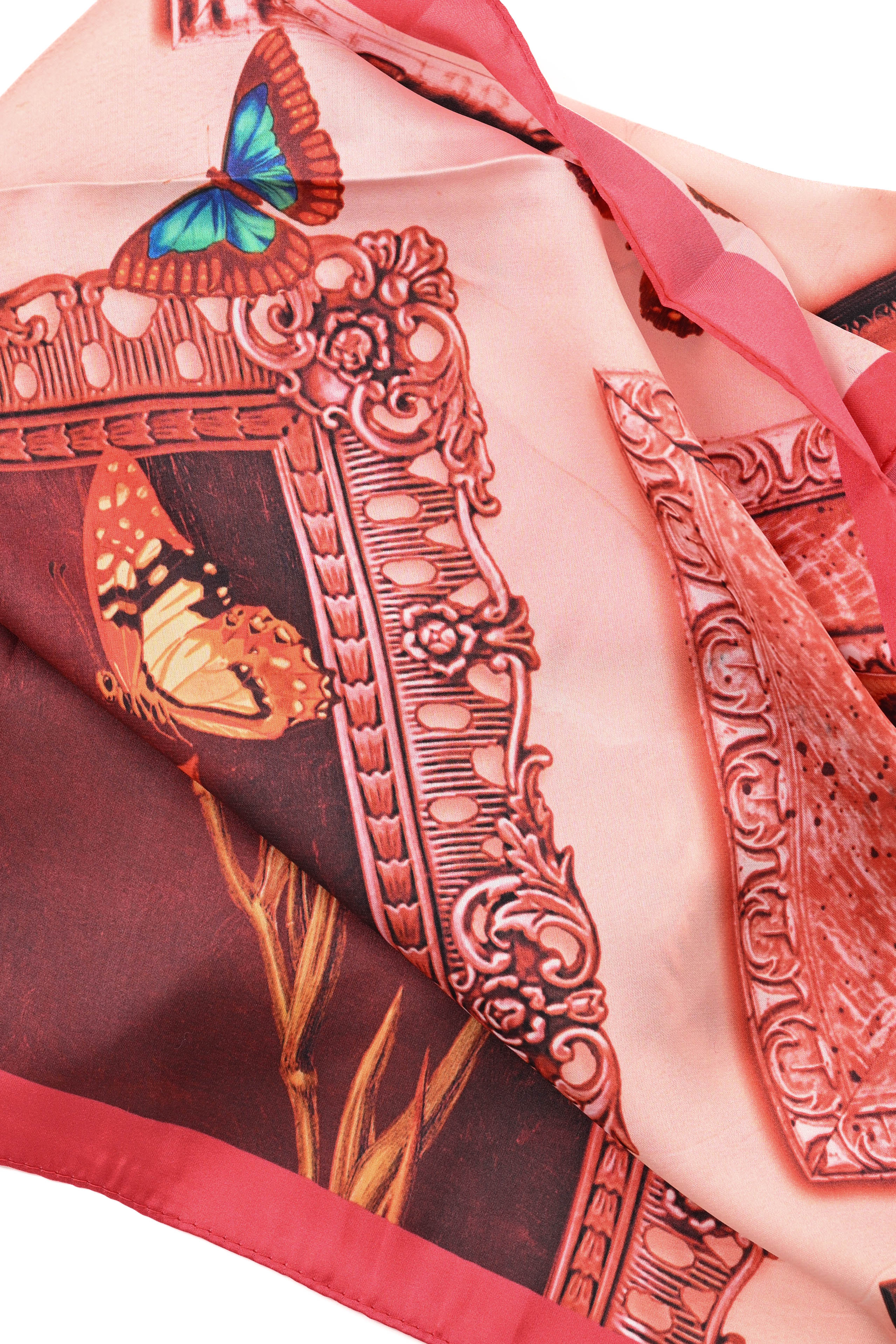 Kort sjaaltje vlinder roze