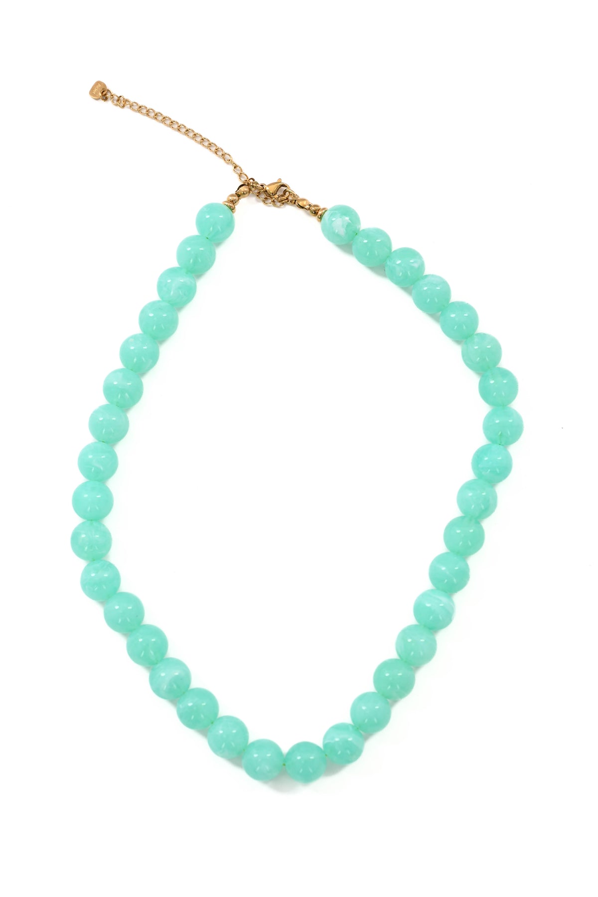 Ketting kralen turquoise