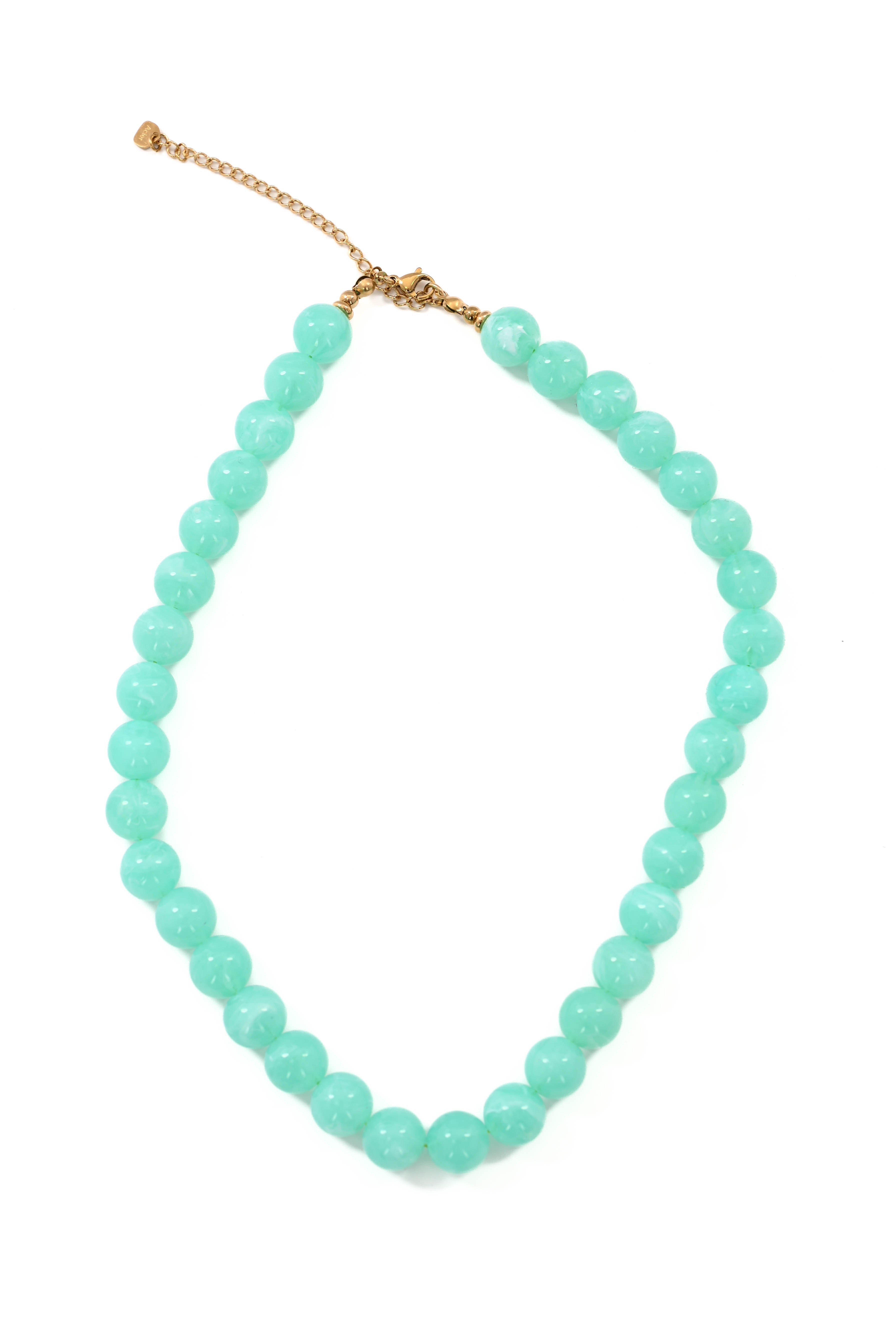 Ketting kralen turquoise