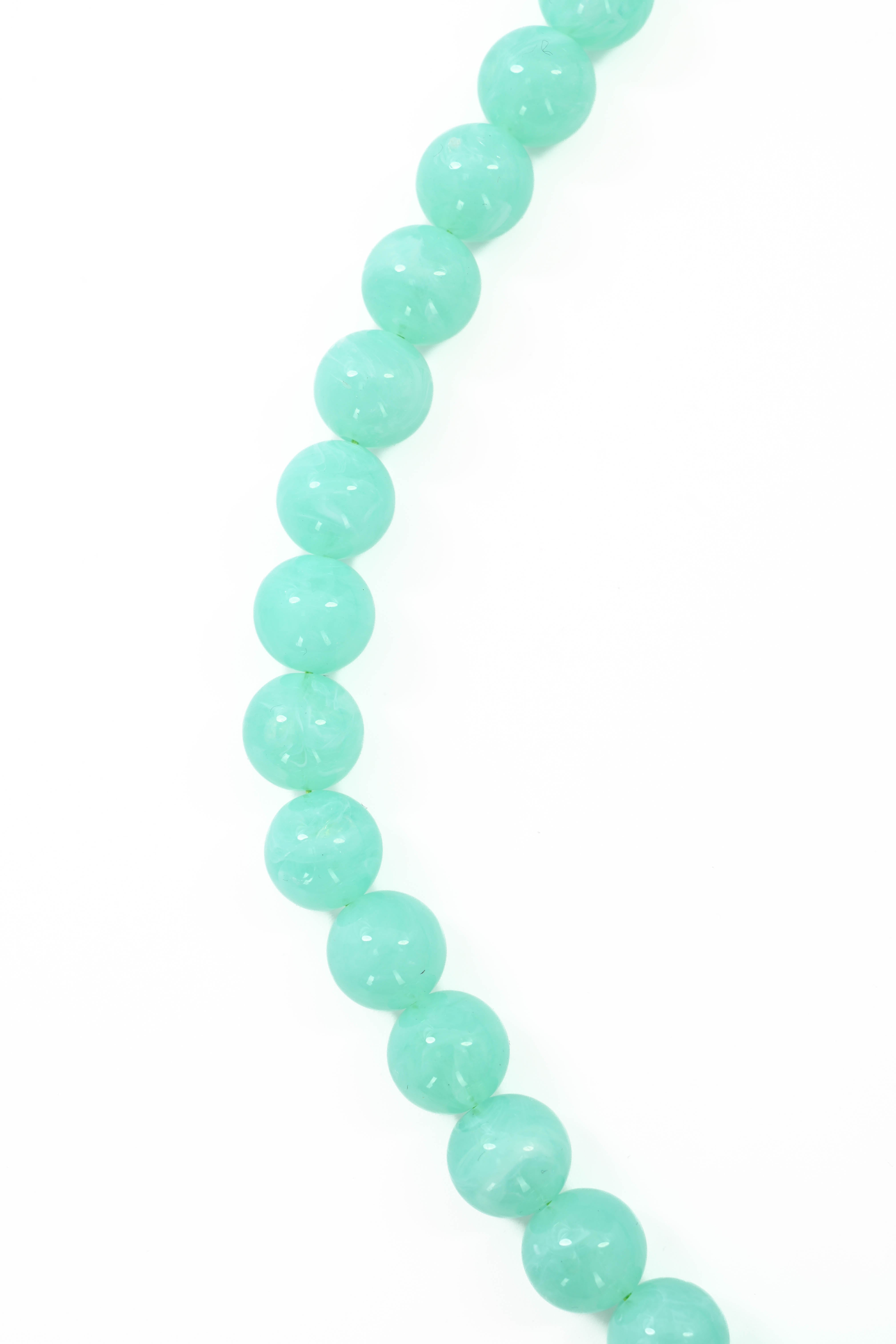 Ketting kralen turquoise