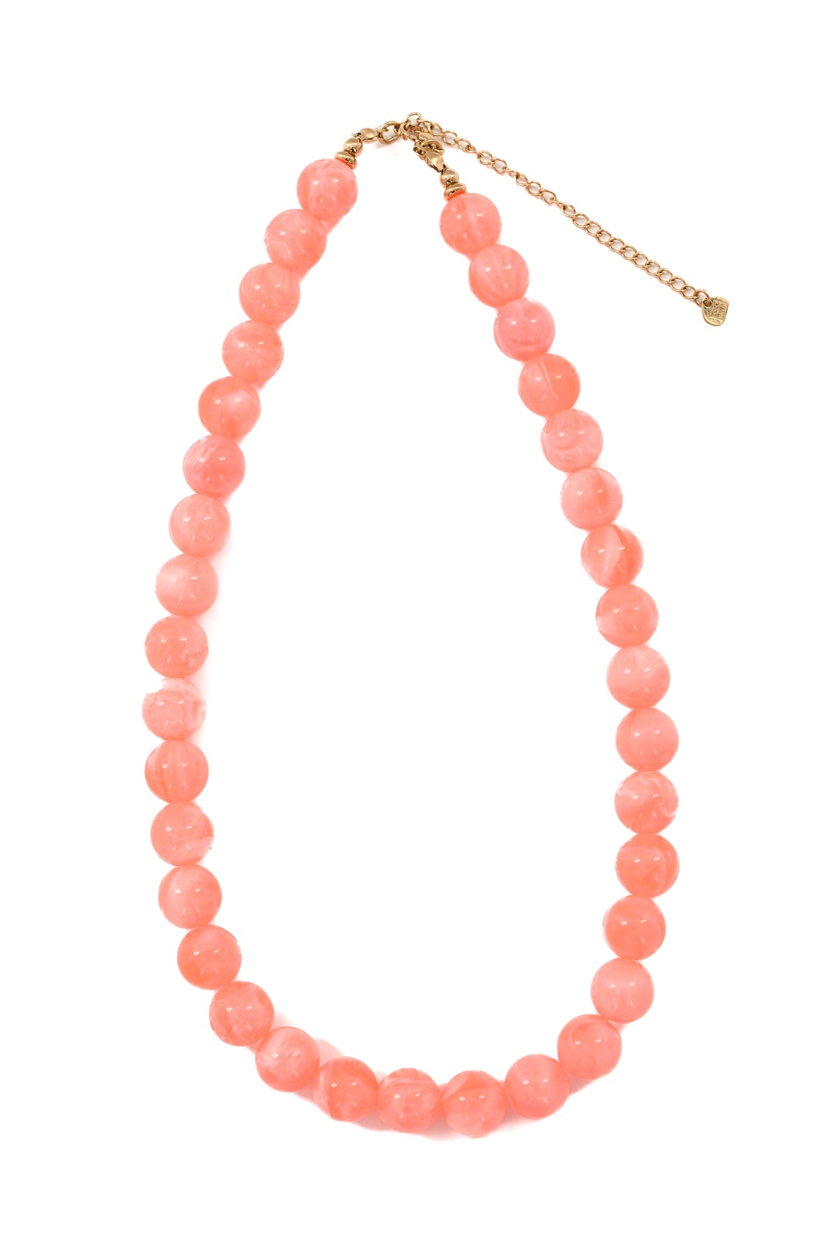 Ketting kralen oranje