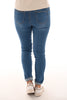 Norfy jeans lichtblauwe wassing high waist slim leg