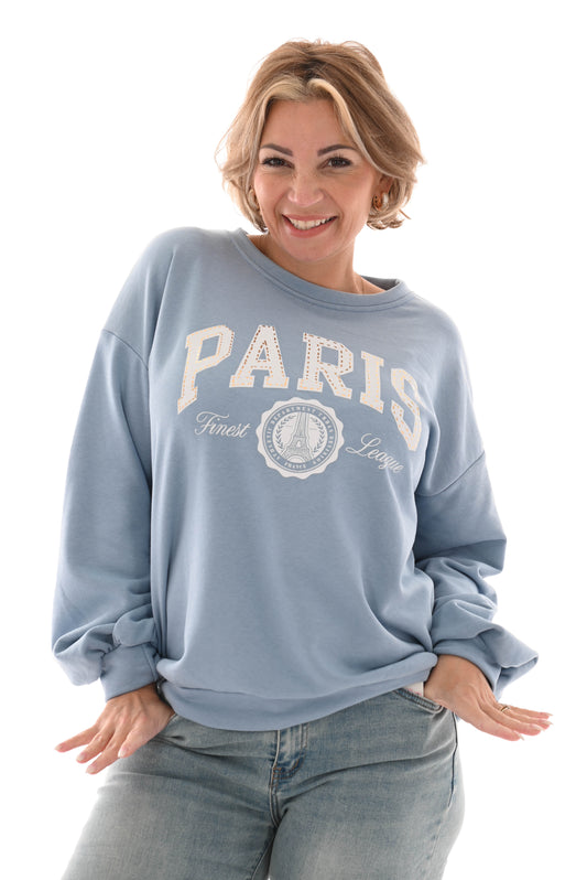 Sweater Paris lichtblauw