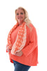 Oversized trui oranje