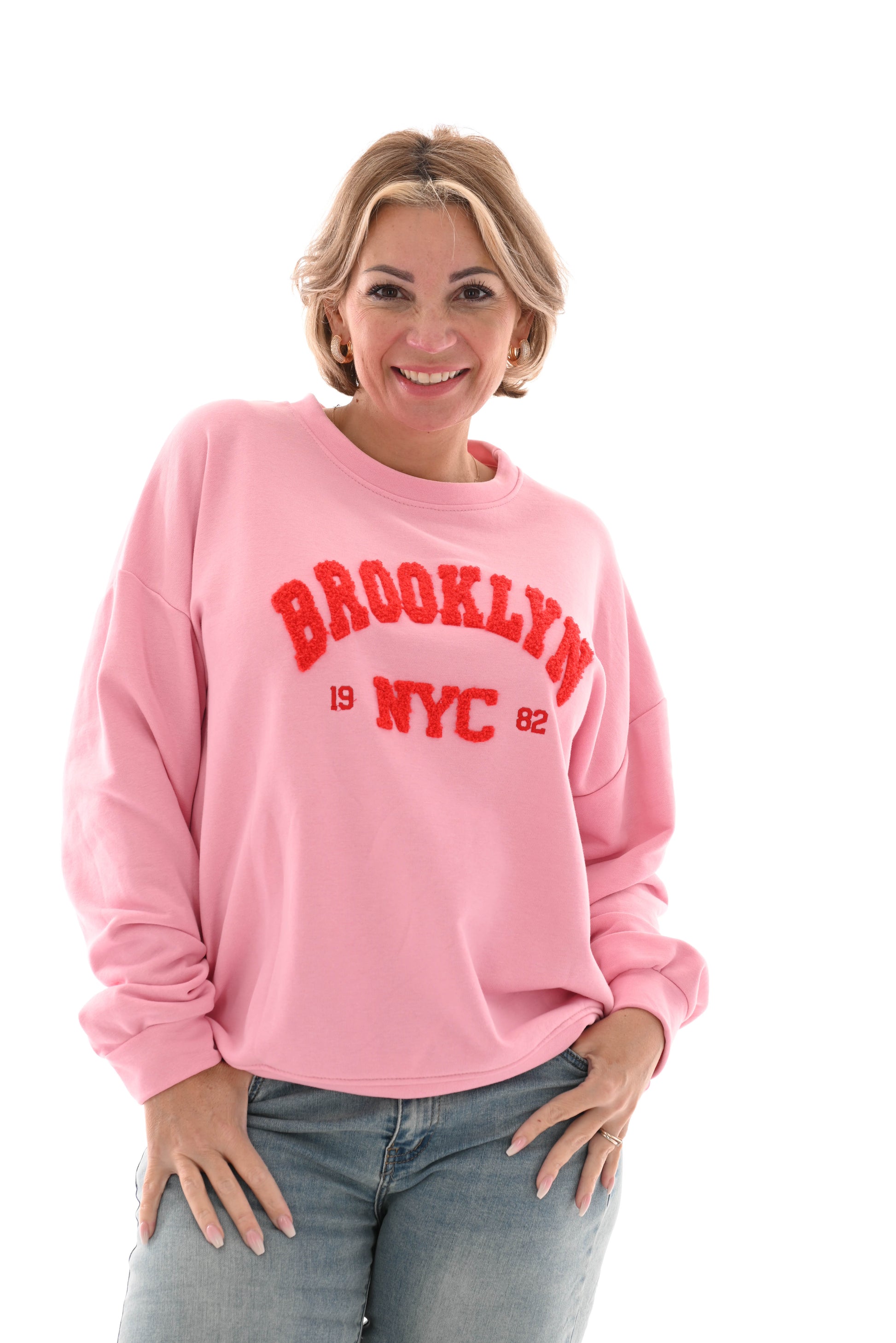 Sweater Brooklyn lichtroze