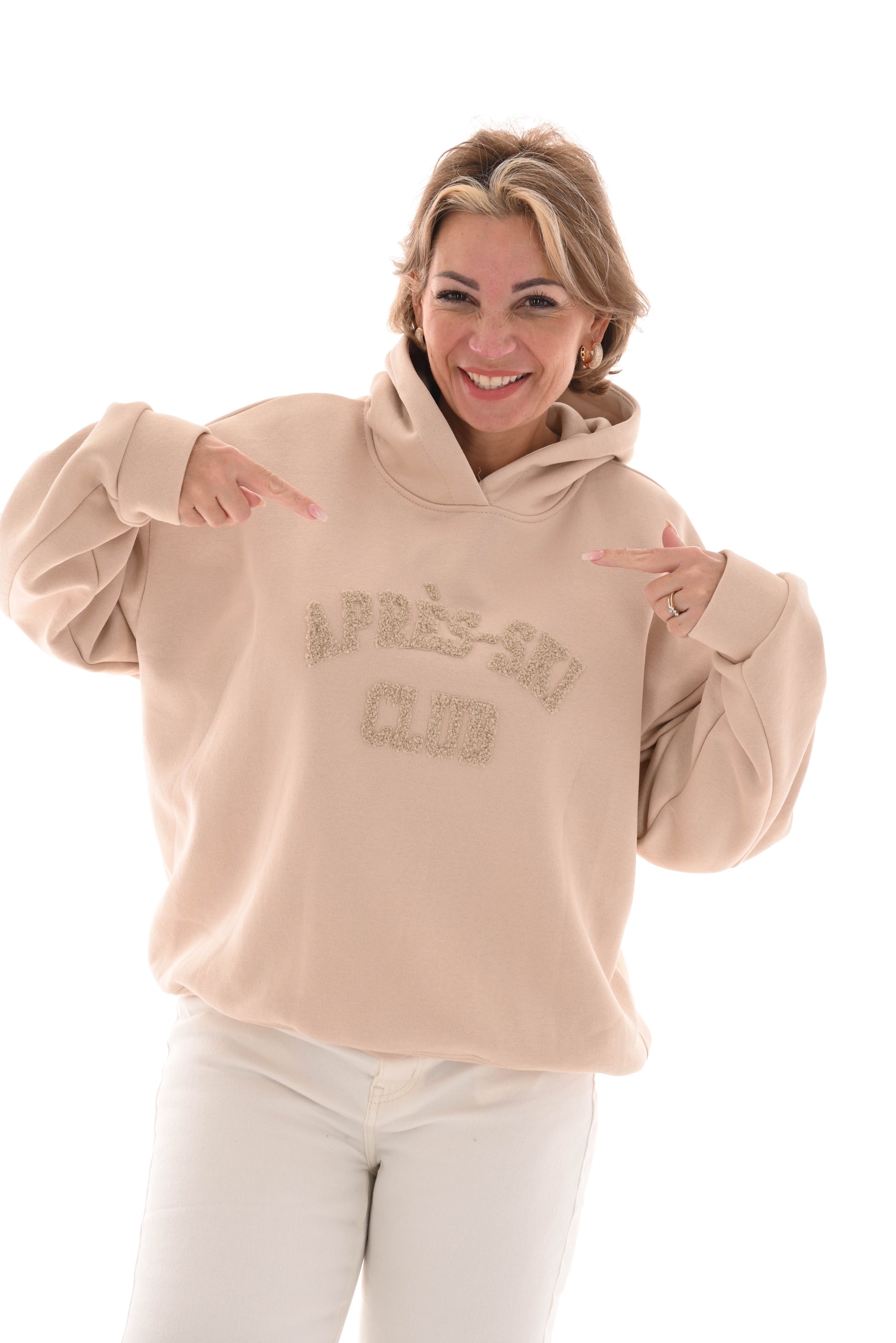 Hoodie apres skiclub 2.0 beige