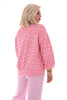 Sweater panterprint roze/lila