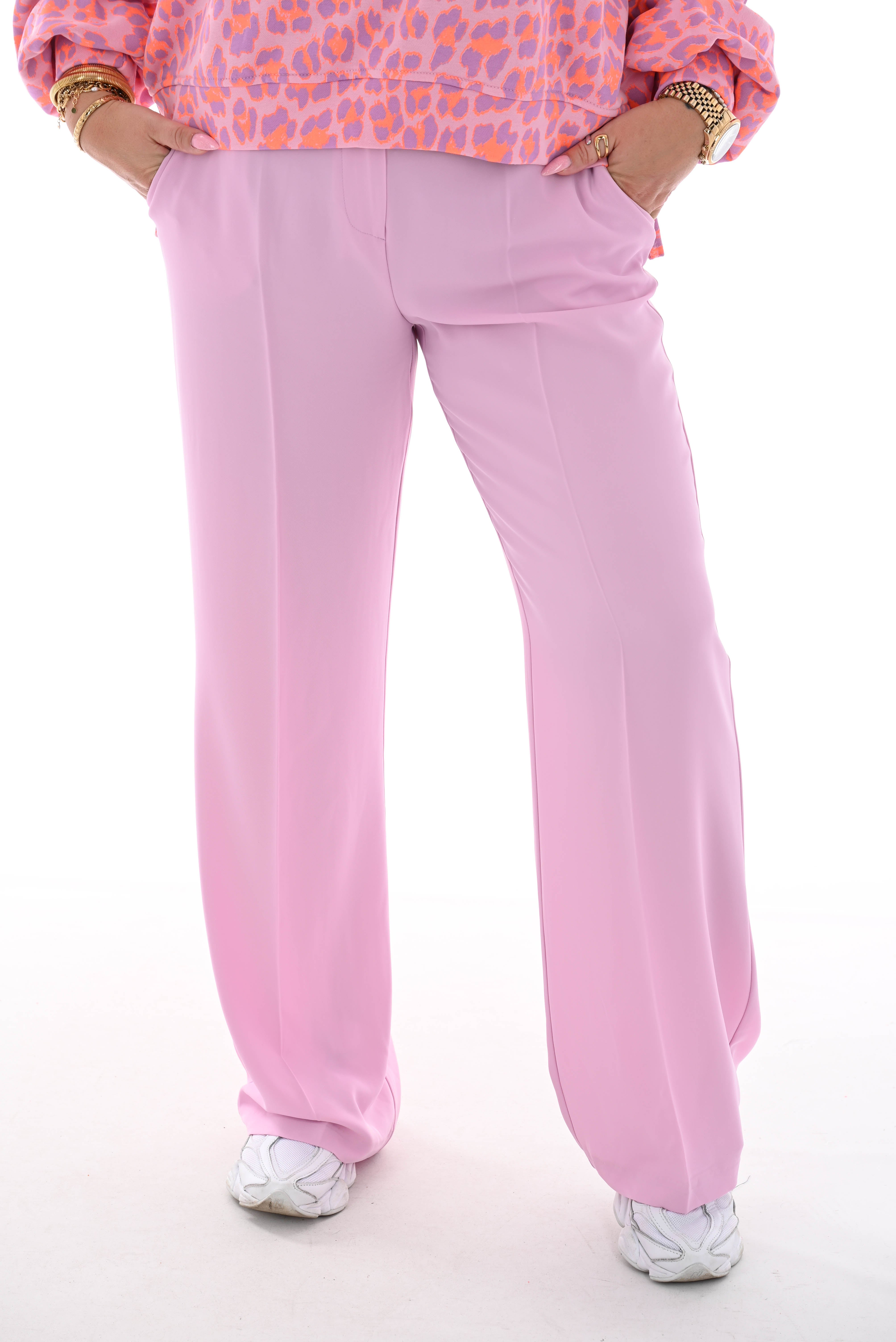 Amy& Clo Pantalon lichtroze