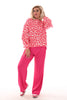 Amy& Clo Pantalon fuchsia