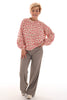 Sweater panterprint beige/taupe