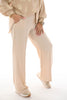 Amy& Clo Pantalon donkerbeige