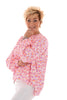 Sweater panterprint roomwit/lila