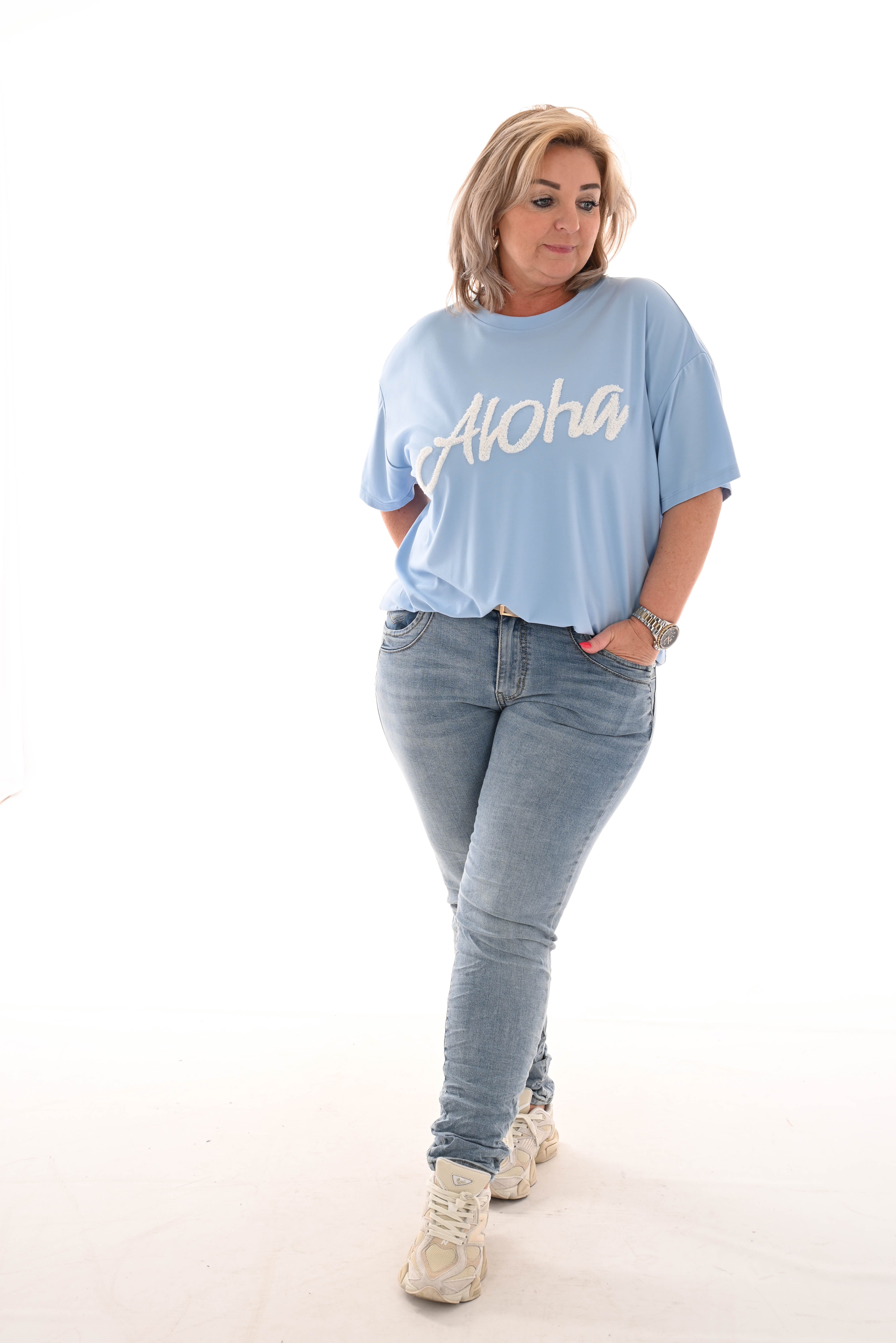 Top Aloha lichtblauw