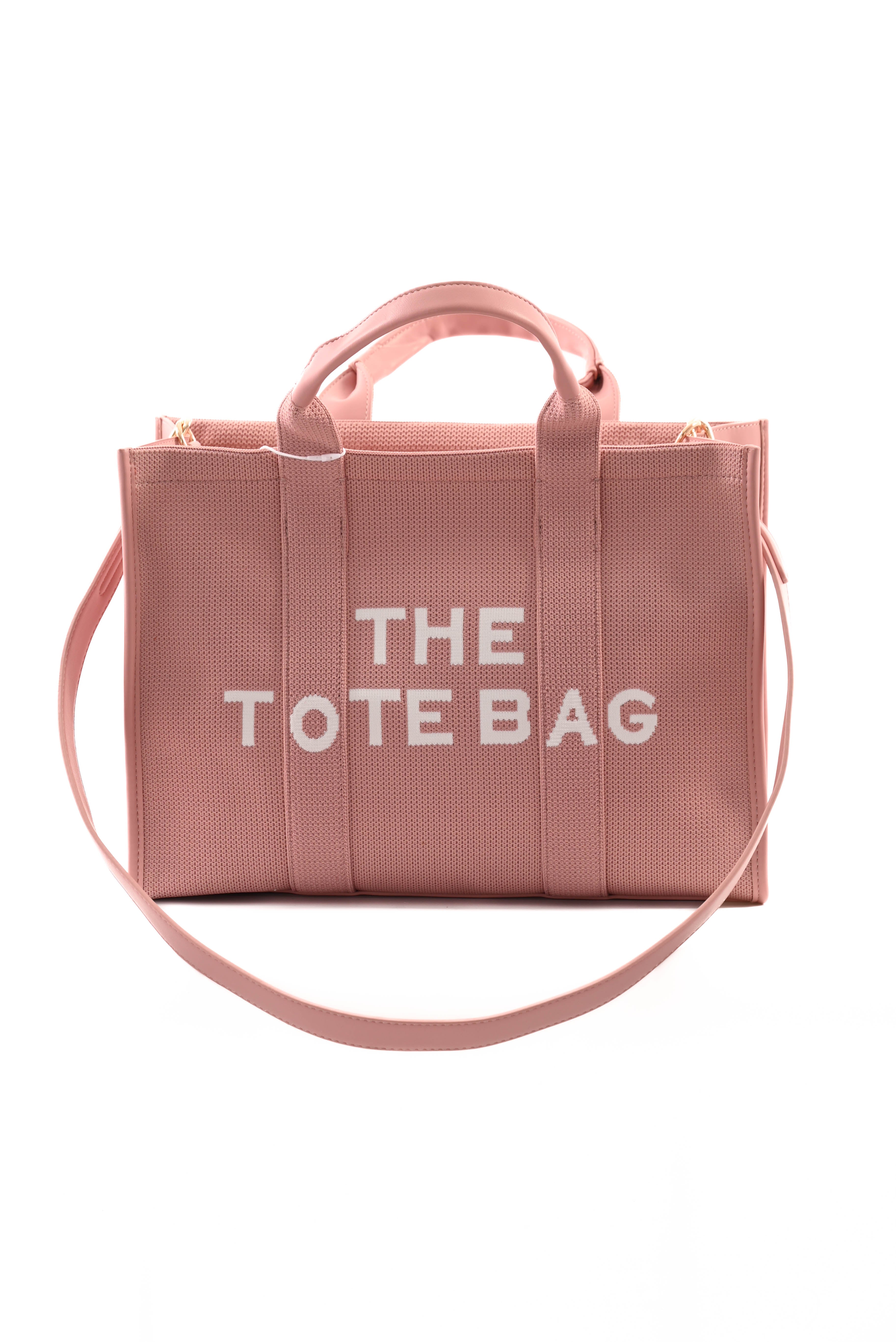 Tote bag classic groot roze