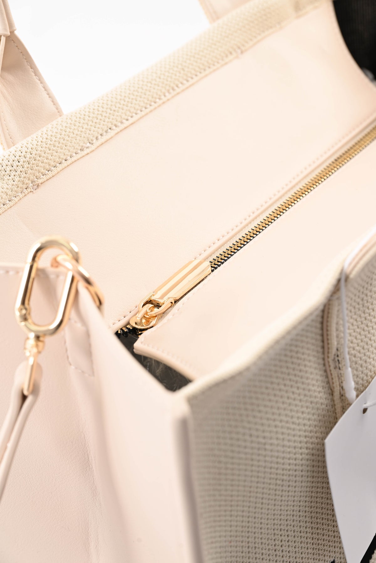 Tote bag classic groot creme