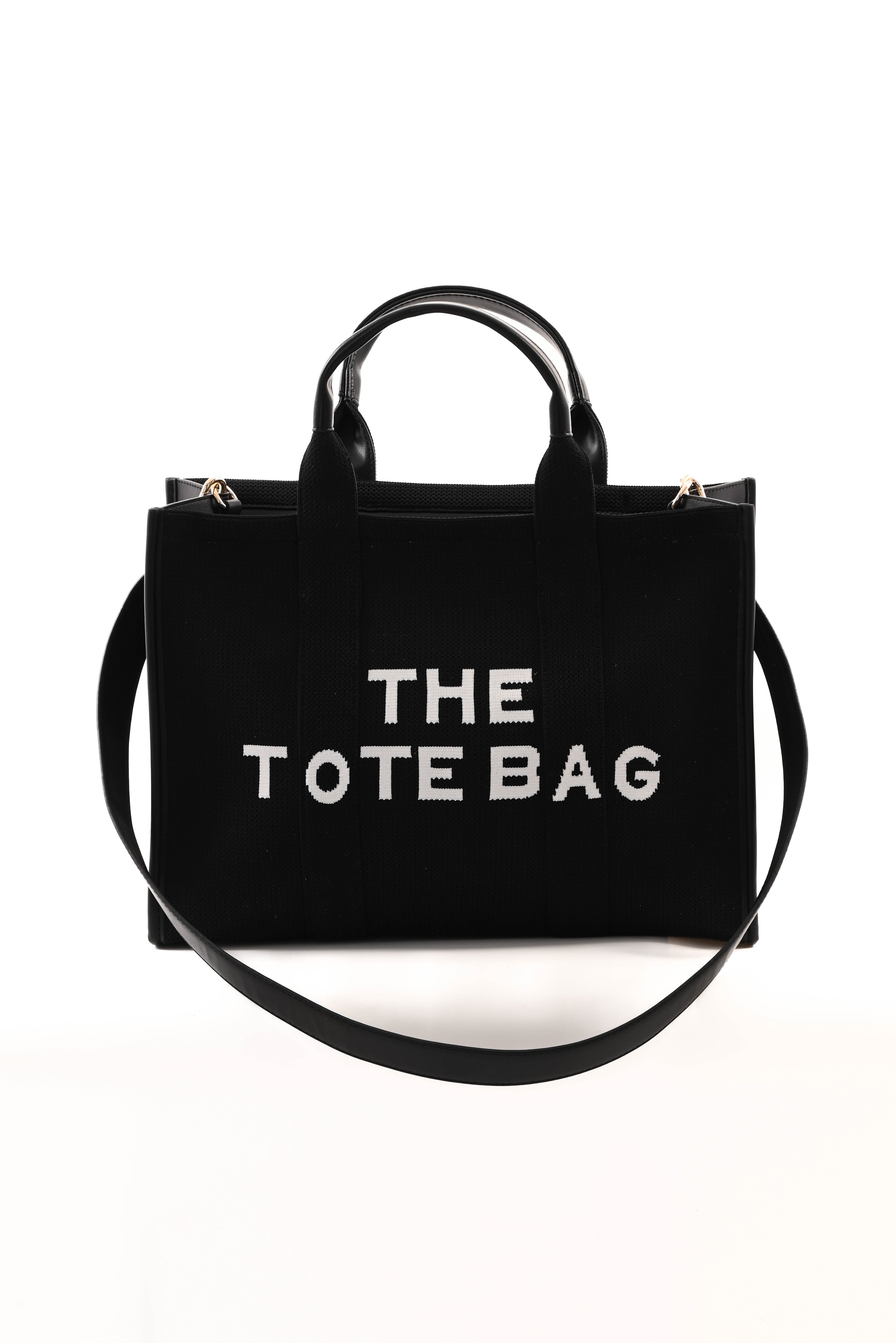 Tote bag classic groot zwart