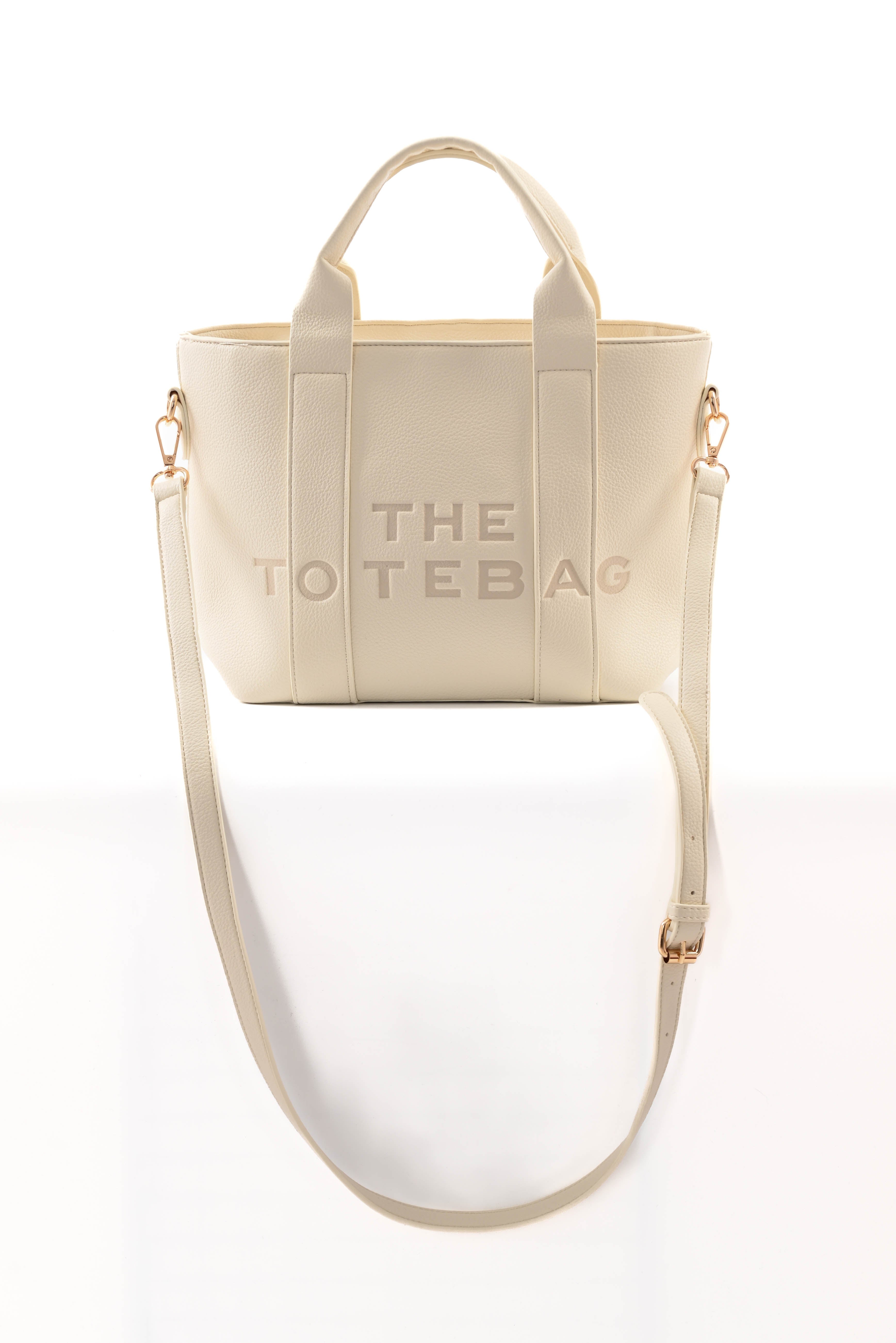 Tote bag classic klein creme