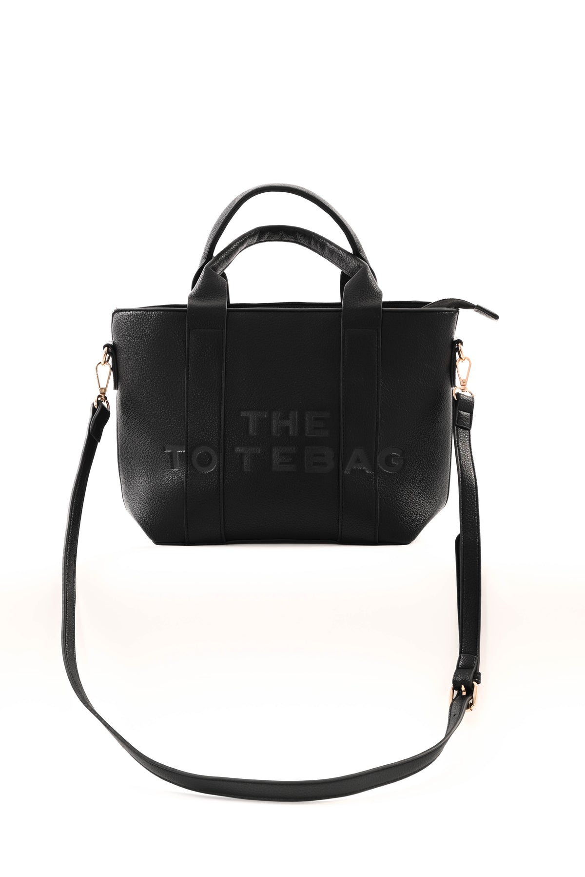 Tote bag classic klein zwart