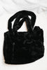 Fake fur shopper zwart