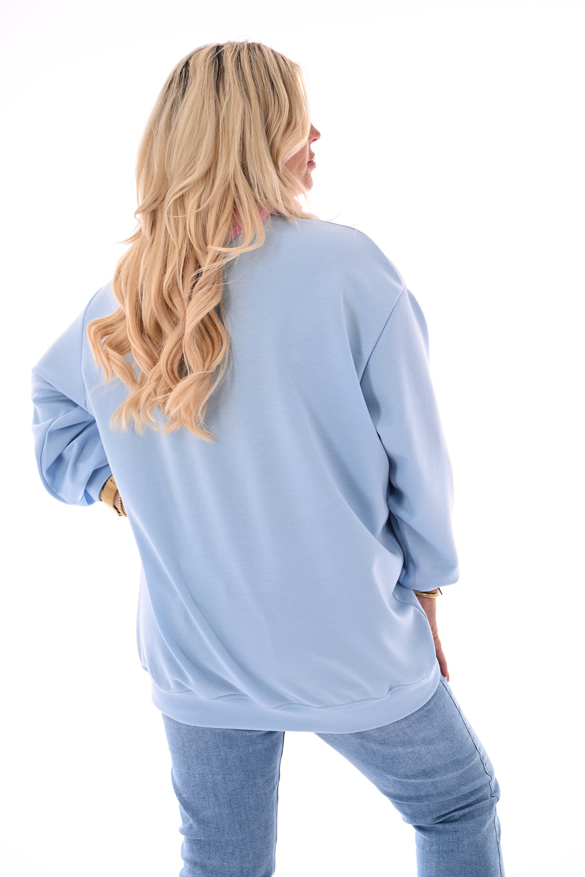 Sweater lovers club lichtblauw