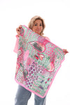 Kort sjaaltje mix roze