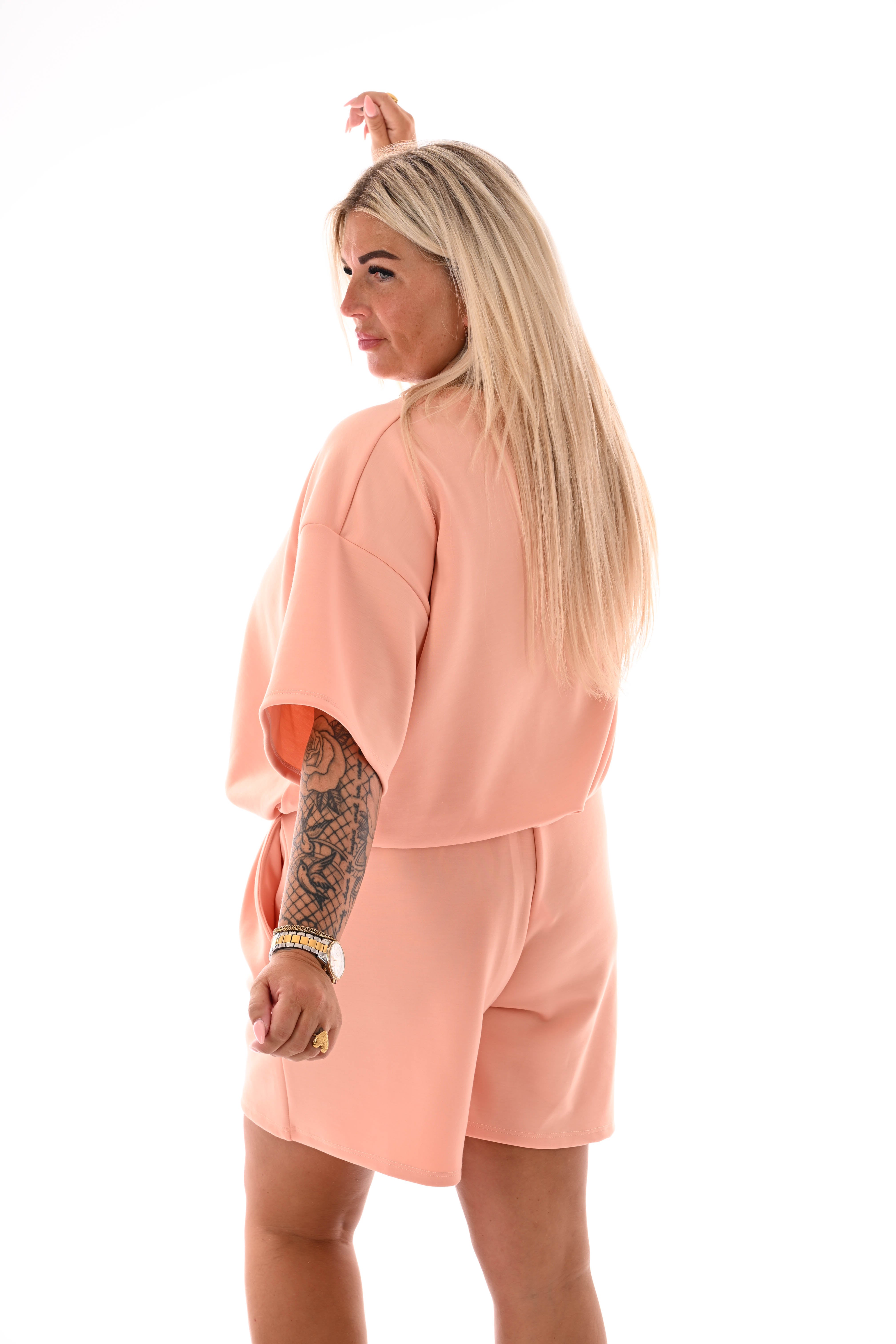 Twinset elastieken band peach