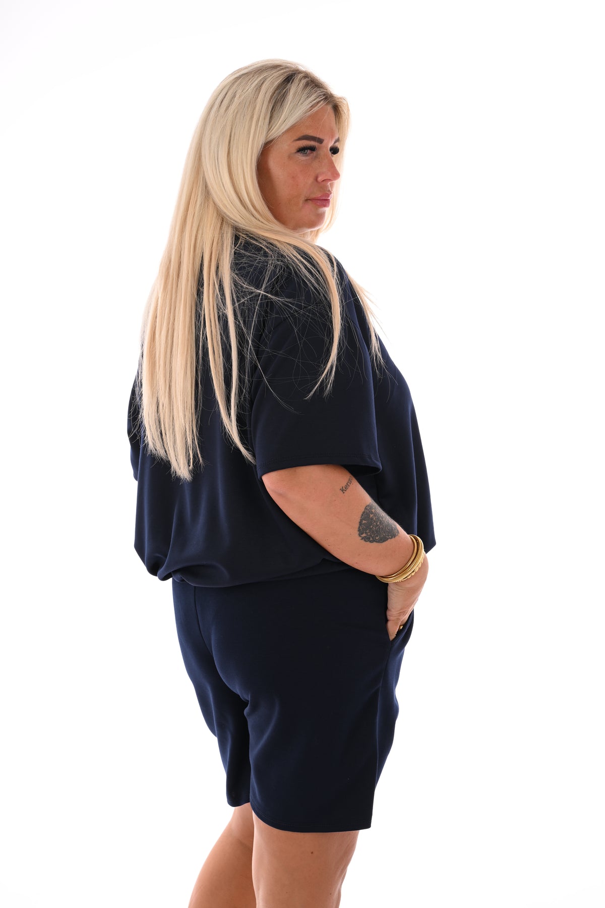 Twinset NY elastiekenband marineblauw