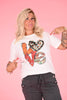 T-shirt print retro print love roomwit