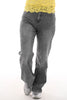 Norfy jeans wide leg antraciet