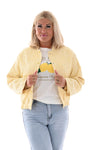 Bomber bloemen geel