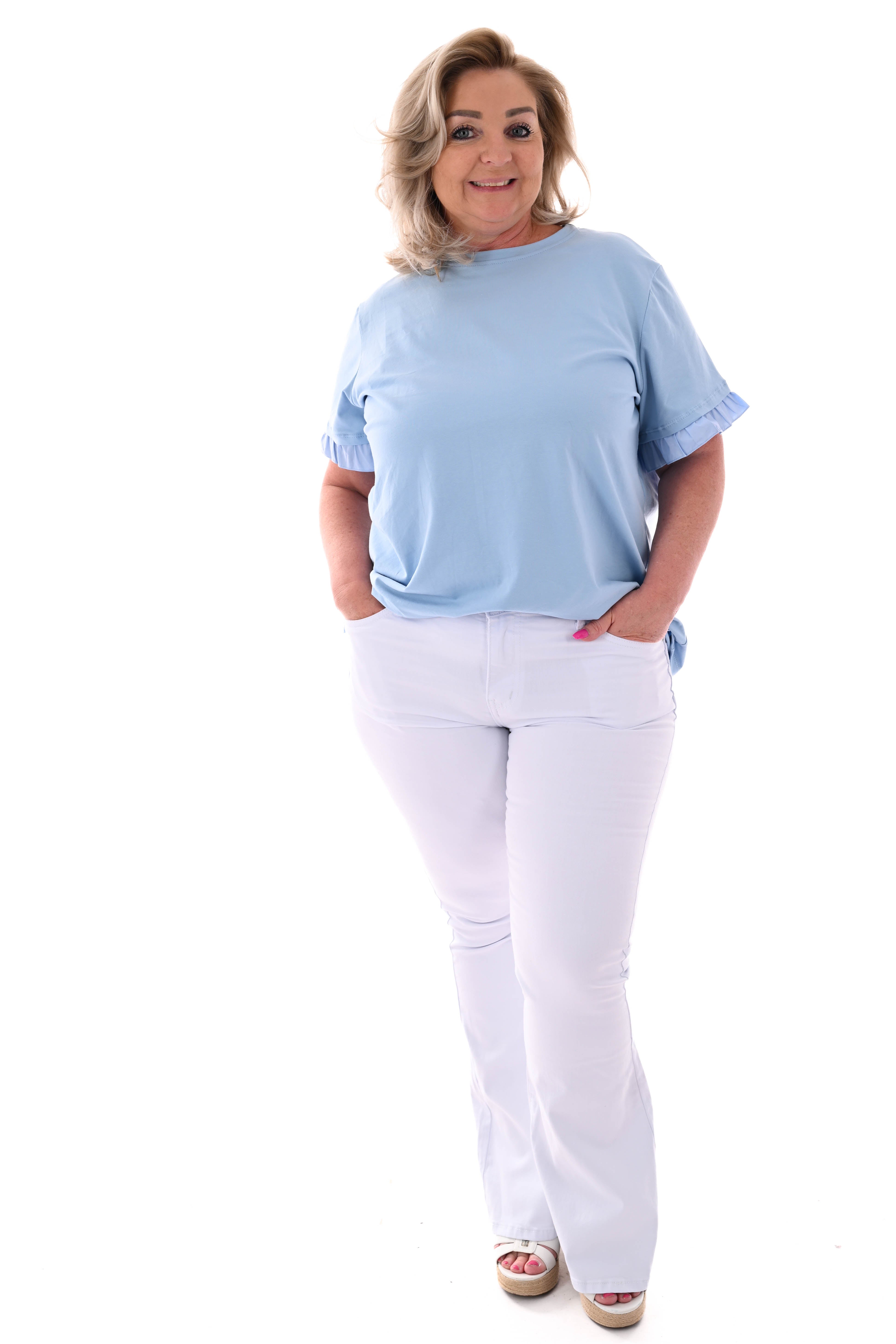 Goodies flared jeans wit