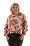Bomber shine blad bruin