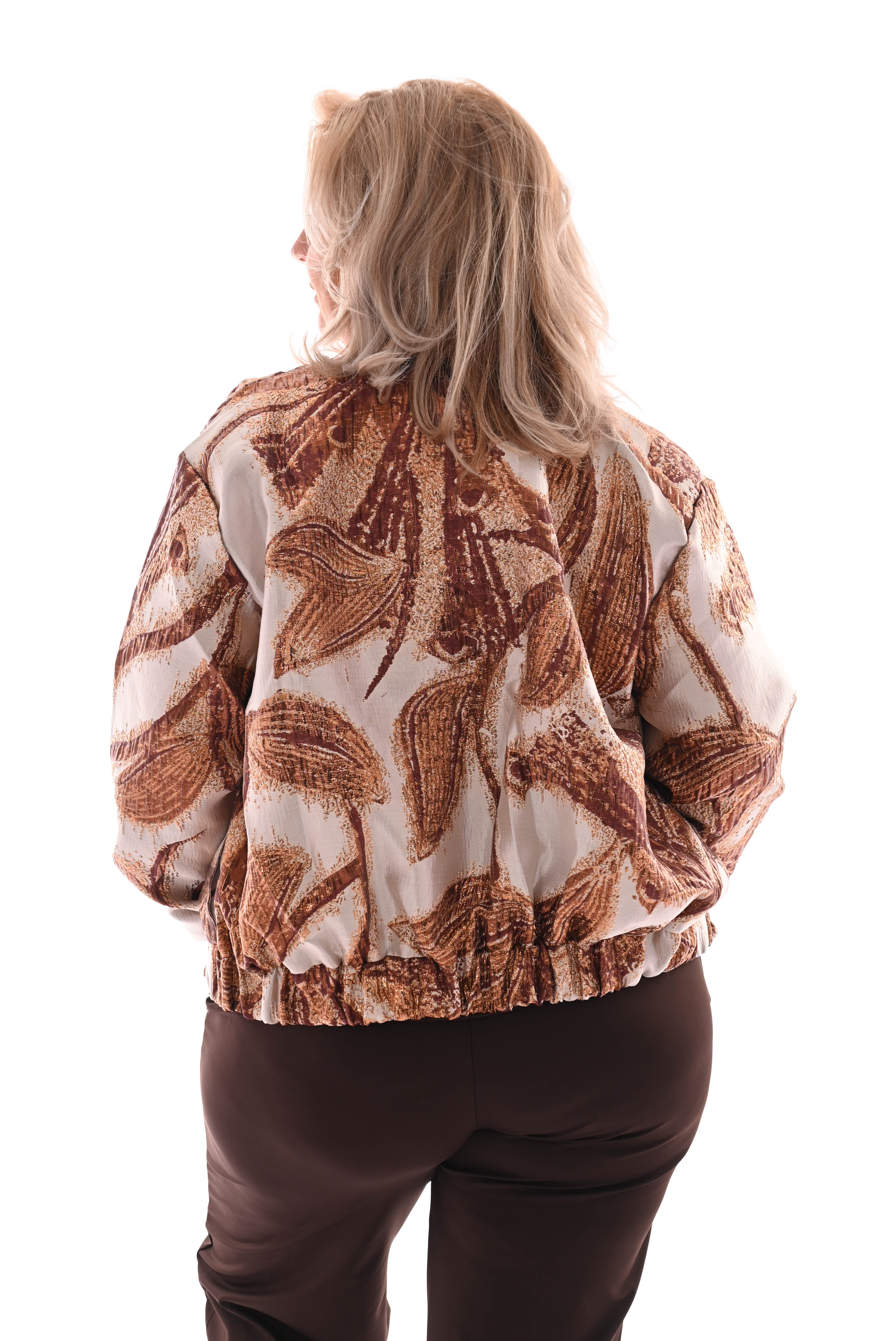 Bomber shine blad bruin