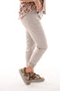 Stretchbroek uni beige