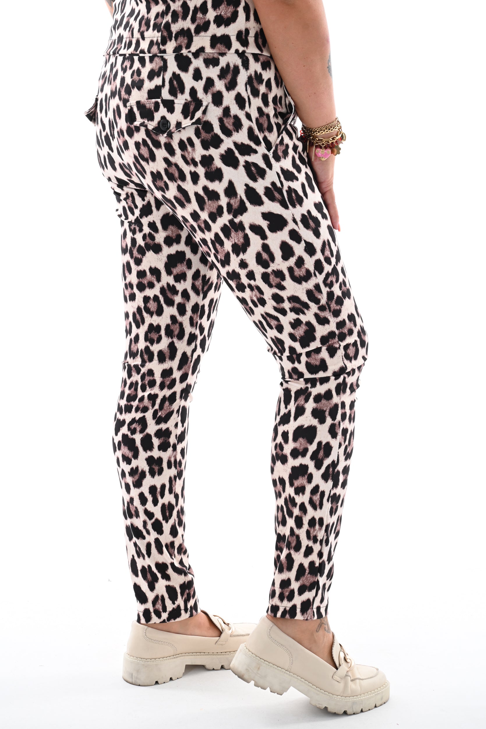 Travel broek panter print