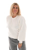 Sweater volante roomwit