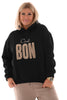 Hoodie c est bon zwart