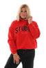 Hoodie studio rood