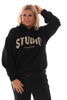 Hoodie studio zwart