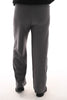 Straight leg joggingsbroek met thermo grijs