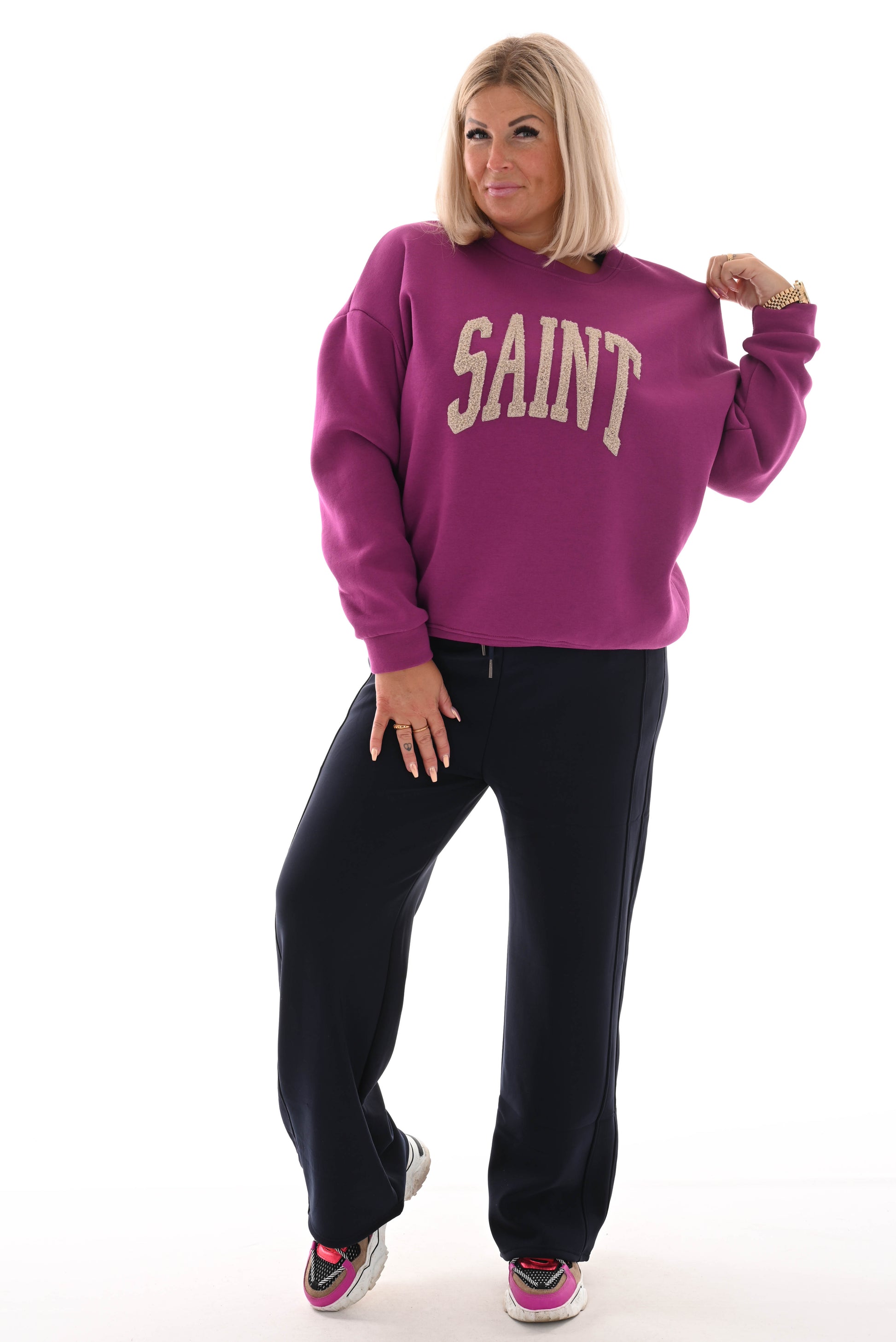 Sweater saint paars